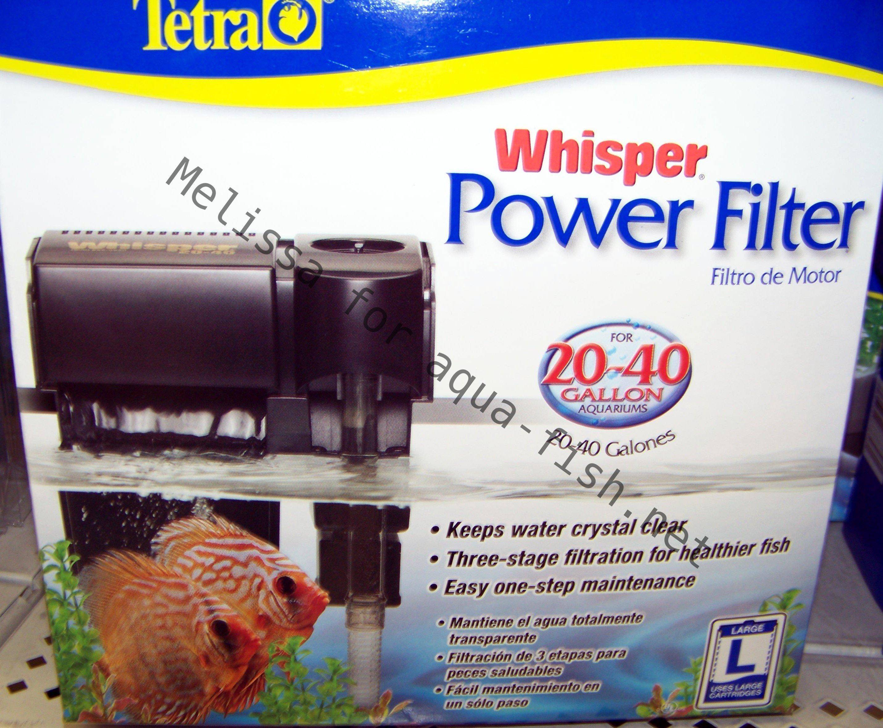 whisper aquarium filter