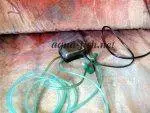 Aquarium air pump and stone, picture 1