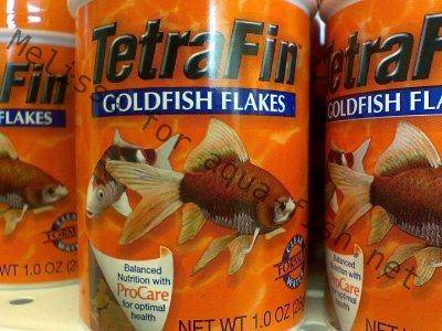Tetrafin goldfish flakes
