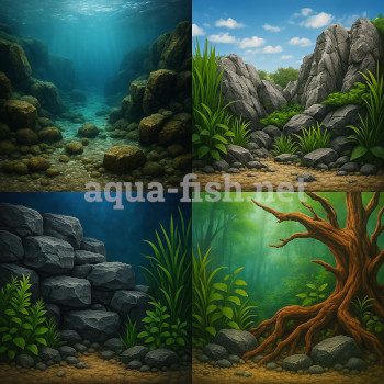Aquarium backgrounds - plain, image 1